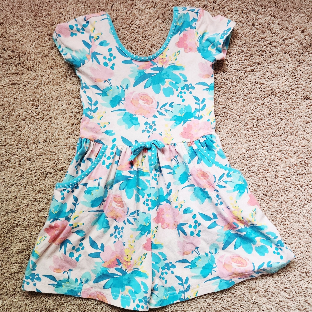 Eleanor Rose Floral Jumpsuit W Pockets